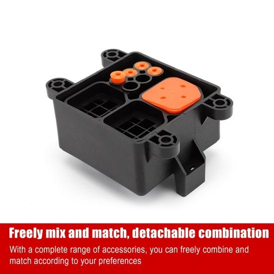 Водонепроницаемый релейный блок 12 В на 3 реле со съемными слотами, степень водозащиты IP65, совместимый безопасный блок с 4-контактными и 5-контактными реле 40 А