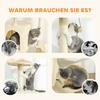 Cat Tree 160cm Cat Tower with Hammock, Ladder, Cave, 2 Plush Balls, Sisal Posts, 48 x 48 x 160cm,