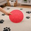 Nostalgie Soft Silicone Lick Mat, Pet Slow Food Mat with Strong Suction Cup, Multi-Grid Pizza Shape Dog Feeding Eating Bowl Accessory for Preventing