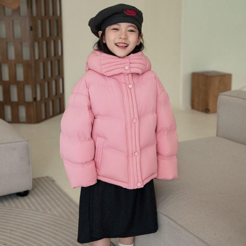 Новая зимняя детская одежда в корейском стиле для мальчиков и девочек, короткая мягкая утолщенная стеганая куртка, детский пуховик