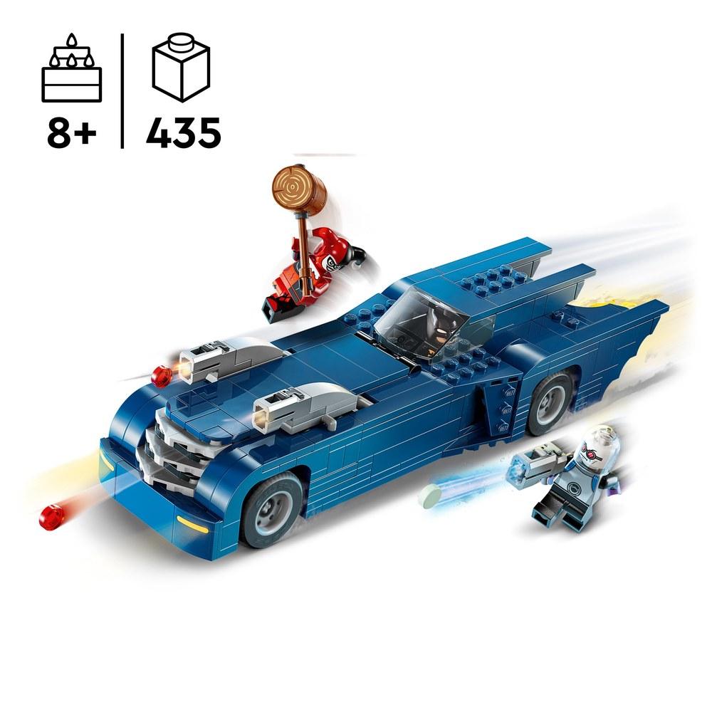 LEGO Super Heroes Бэтмен против Харли Квинн и Мистера. Замороженный игровой набор 76274 Бэтмобиль Детский транспорт Мотоцикл Подарок на день рождения Рождество Возраст 8-10 Мальчики Девочки