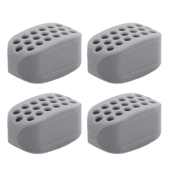 4 шт., силиконовый тренажер для челюсти, портативный для мужчин и женщин, для укрепления мышц лица, укрепитель челюстных костей, формирователь челюсти, тренажер