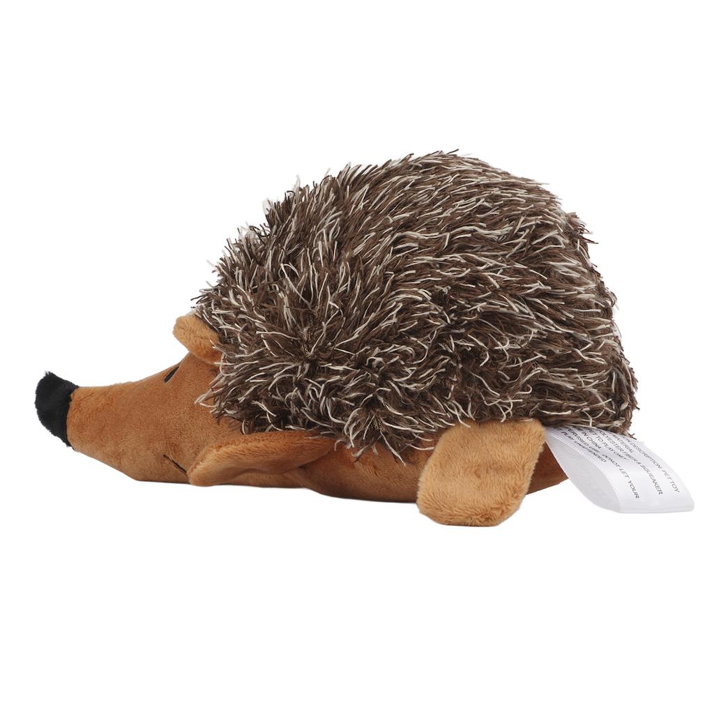 Hedgehog Shape Dog Squeaky Toys Super Soft Plush Bite Resistant Interactive Dog Toys for Chewing