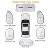 6pcs Universal Car Sunshade Front And Rear Windshields Privacy Windows Sun Protection Thermal Insulation Sunshades Car Accessories
