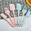 3Pcs Silicone Cake Spatula Set Cooking Tools Oil Brush Dough Scrapers Cake Grill Tools Cream Brushes Kitchen Baking Accessories