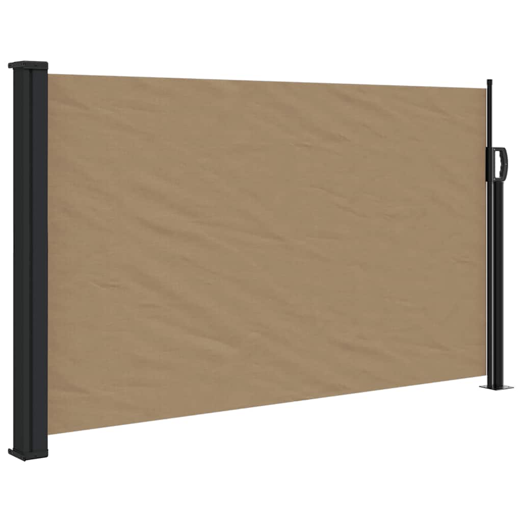 Retractable Side Awning Taupe 117 x 300 cm
