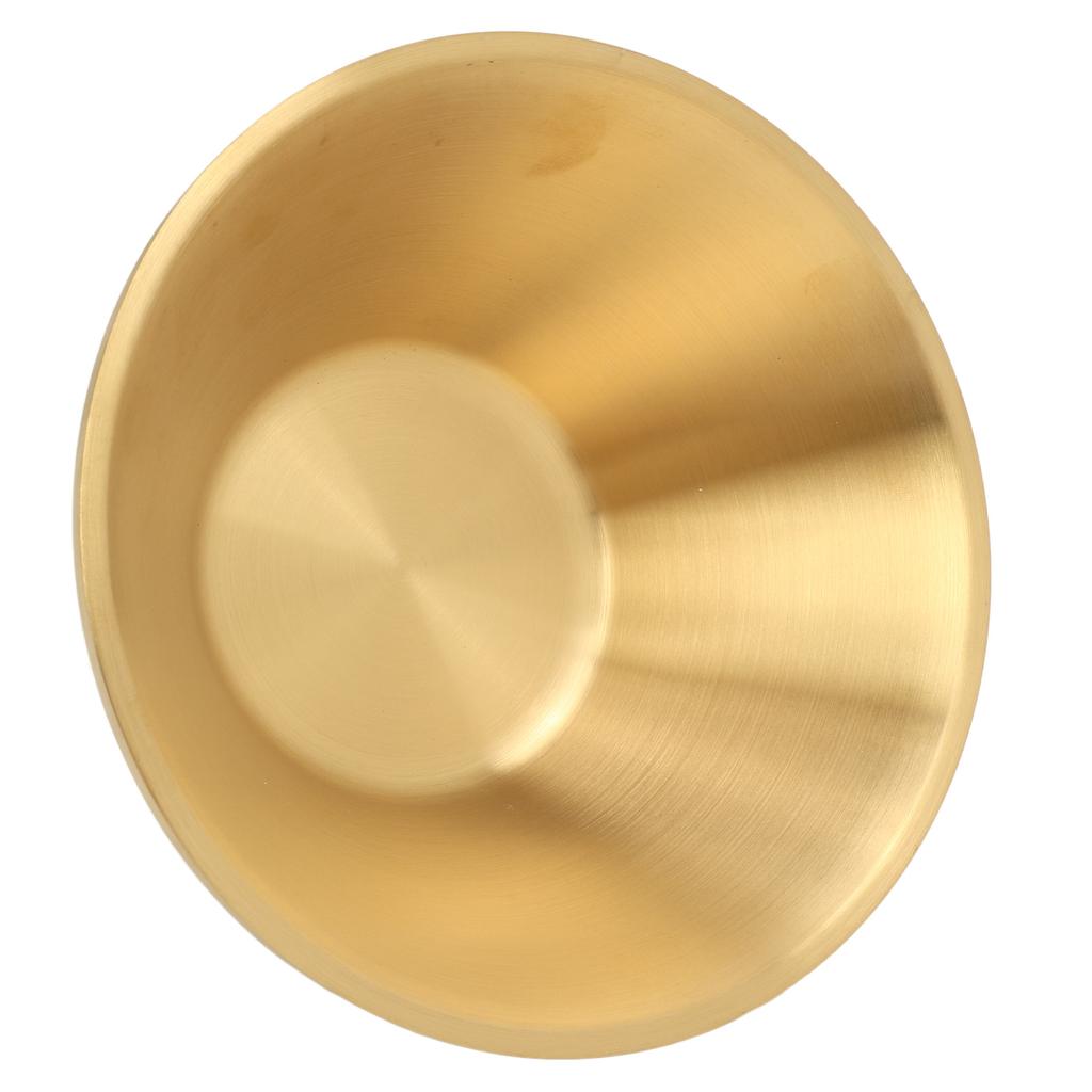 Салатницы из нержавеющей стали, золотые, двухслойные, изысканные, декоративные, золотые, для смешивания на кухне