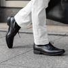 [Texcy Luxe] Business Shoes, Genuine Leather, TU-7769, Men's, Black, 26.5 cm