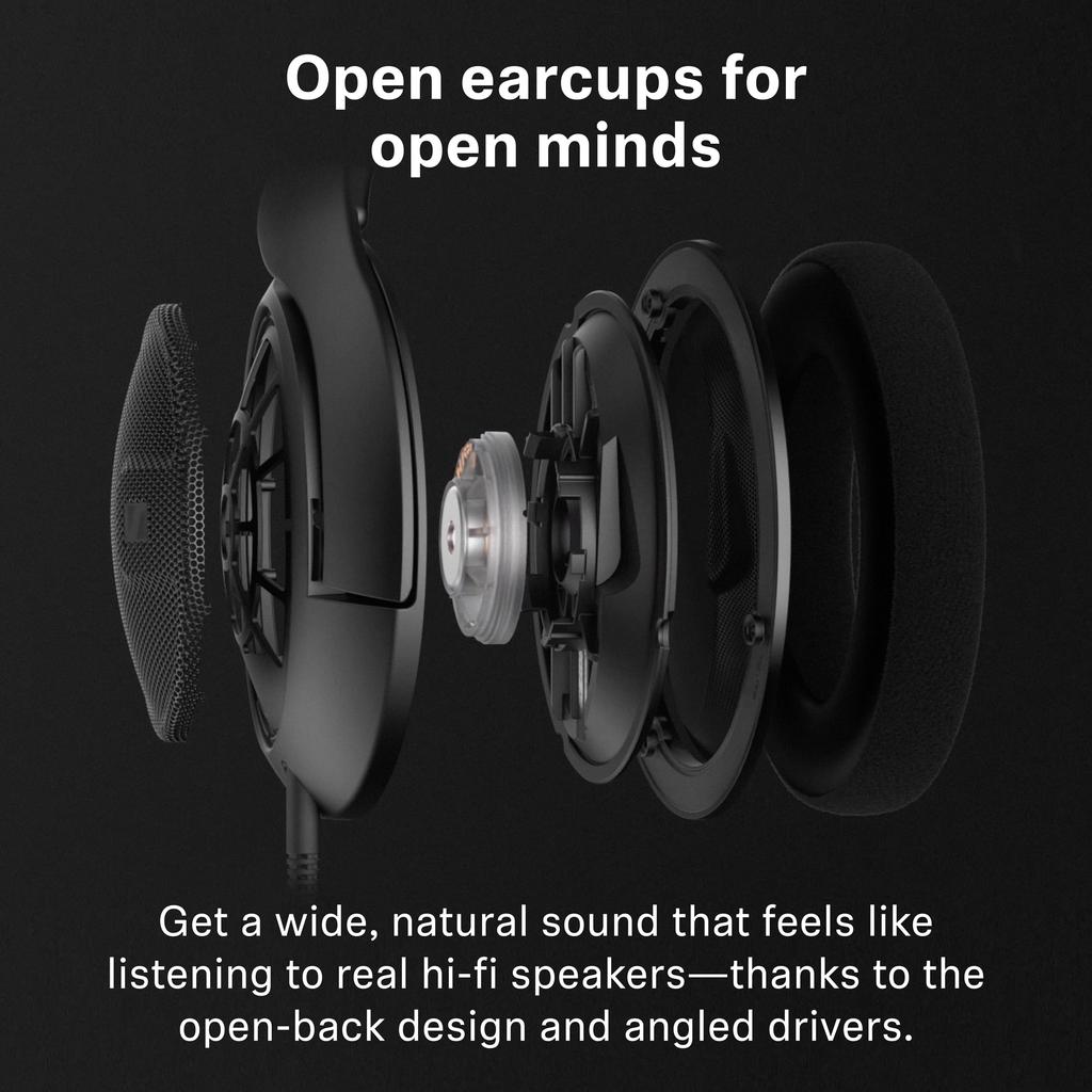Sennheiser Проводные наушники HD 560S с динамическими драйверами, открытого типа, разработанные в штаб-квартире