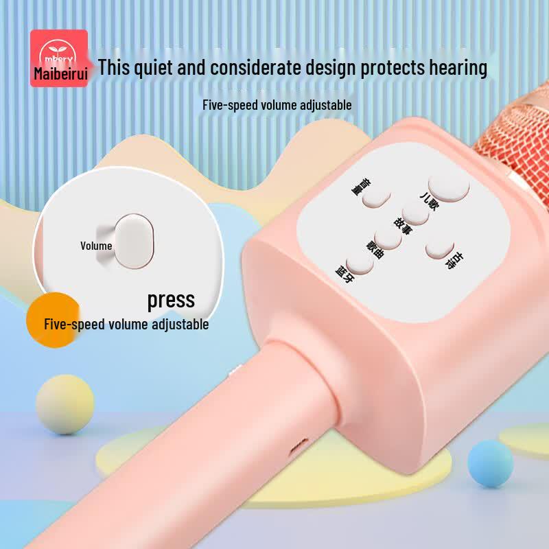 Bluetooth-микрофон-динамик для караоке Mbery для детей