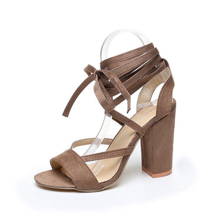 Модные женские сандалии Летняя обувь сексуальные босоножки на высоком каблуке женские повседневные гладиаторские сандалии размер 35-43 водонепроницаемые Sandalia Feminina sde