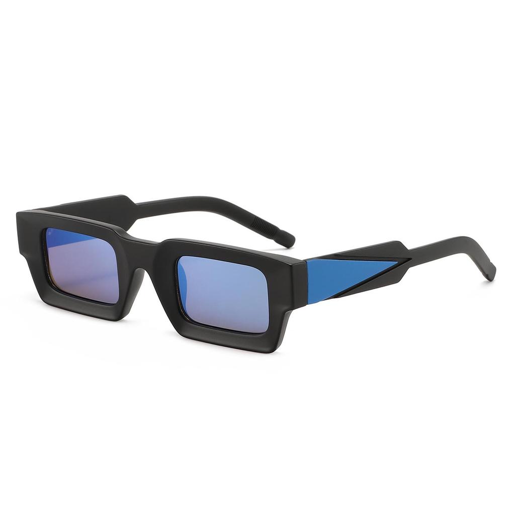 Ретро Квадратные Солнцезащитные Очки для Женщин - Маленькая Оправа, Цветные Зеркальные Линзы, Универсальный Европейский и Американский Уличный Стиль