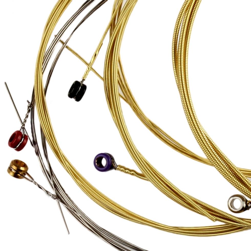 6Pcs/Set Acoustic Guitar String 012-053 Phosphor Bronze Strings Nickel Full Bright Tone & Medium