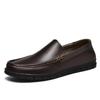 2024 New Men's Casual Shoes Cowhide Leather Shoes Comfortable Business Dress Shoes Man Loafers Driving Shoes