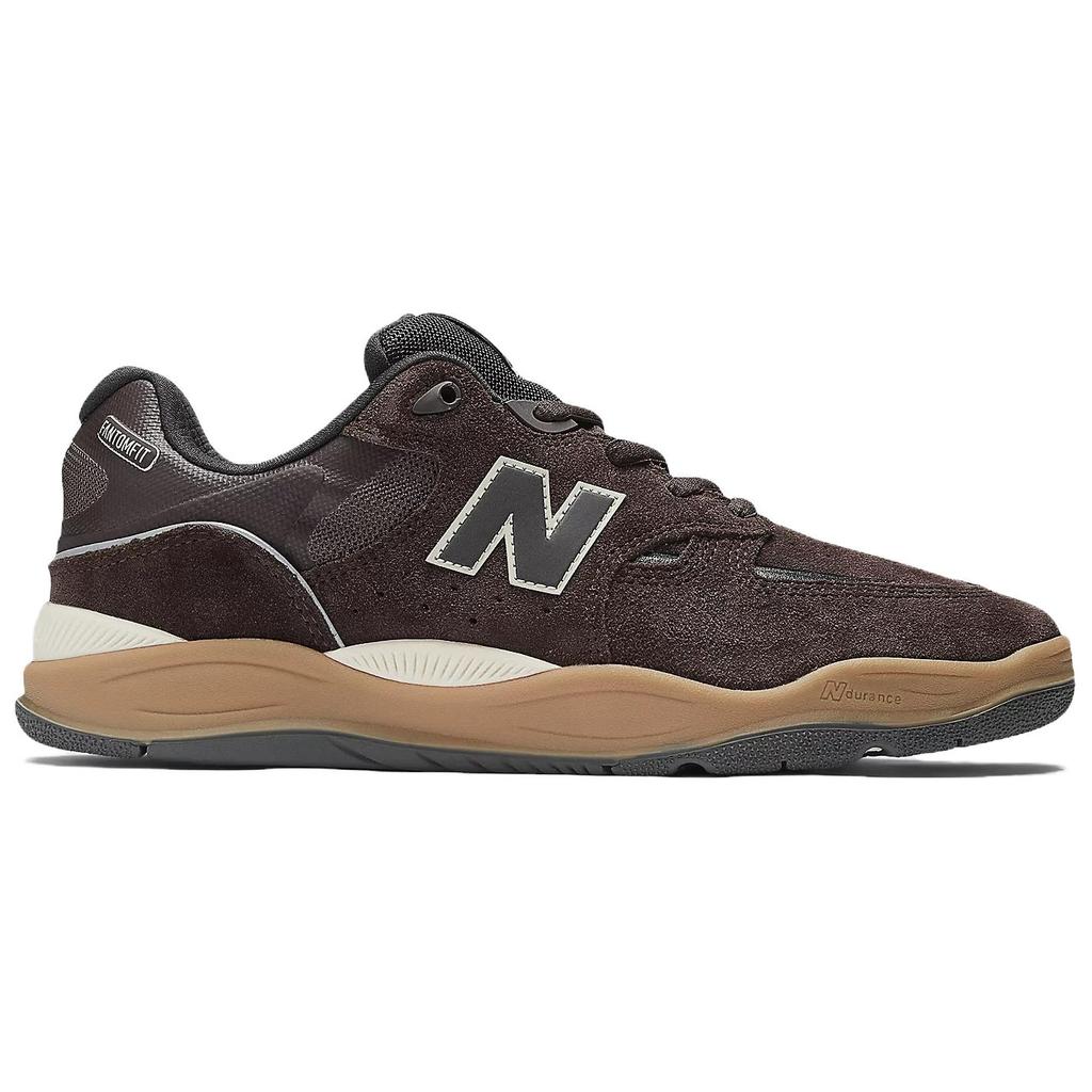 New Balance Nb Numeric Tiago Lemos 1010 Сетка Кожа Замша Модные Удобные Низкие Кеды для Скейтбординга Унисекс Кроссовки Коричневые NM1010BN
