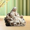 2D Flat Xmas Nativity Jesus Birth Table Sign Tabletop Ornament with Bracket Versatile Accessories