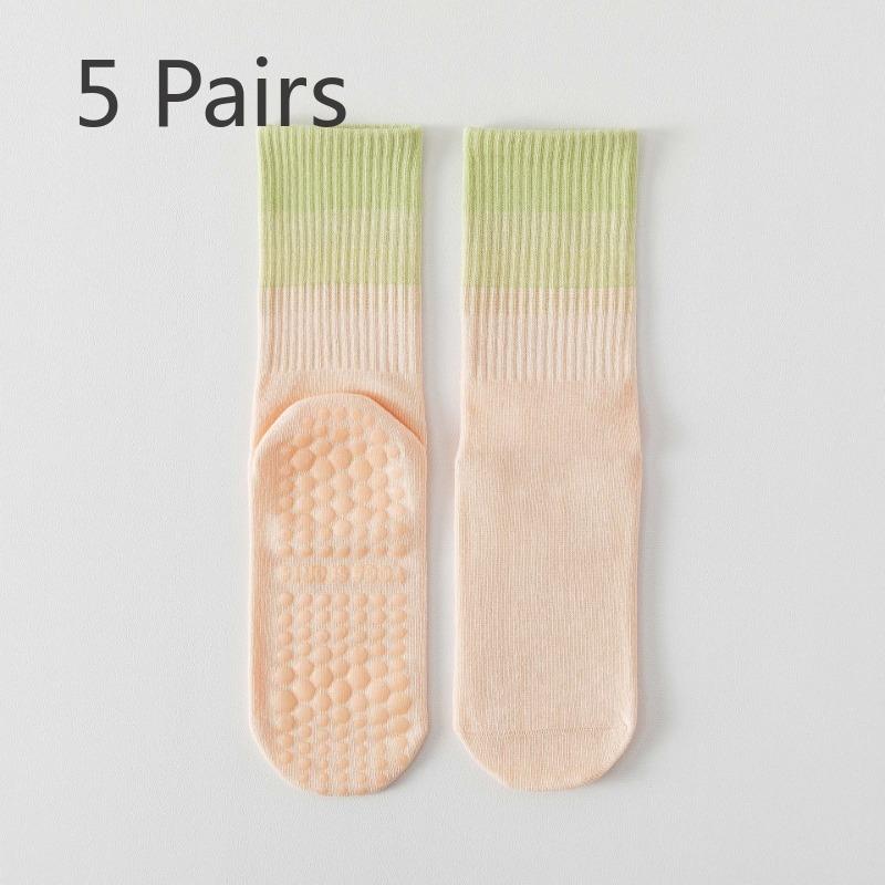 5 пар женских летних носков Midtube Professional Fitness Sports Non Slip Indoor Running Yoga Socks