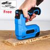 Электрический степлер Lithy-ion CordlessNail Gun Staple Gun Nailer Stepler Furniture DIY Tool Wood Frame Multitool Nail Stepler Gun