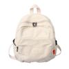 Schoolbag Female Simple Student Retro Washable Canvas Leisure Backpack Female