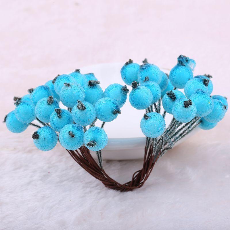 20 шт./пакет, креативная имитация пены, морозная осень, рождественские маленькие ягоды, сделай сам, украшения для волос ручной работы, аксессуары, цветочные трости, материал для венка