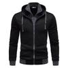 Autumn/Winter Cross-Border Fashion: Solid Color Plus Velvet Loose Hooded Jacket with Double Zipper and Long Sleeves