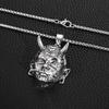 Punk Personality Night Fork Amulet Mask Personality Style Necklace Pendant Holiday Party Gift Accessories
