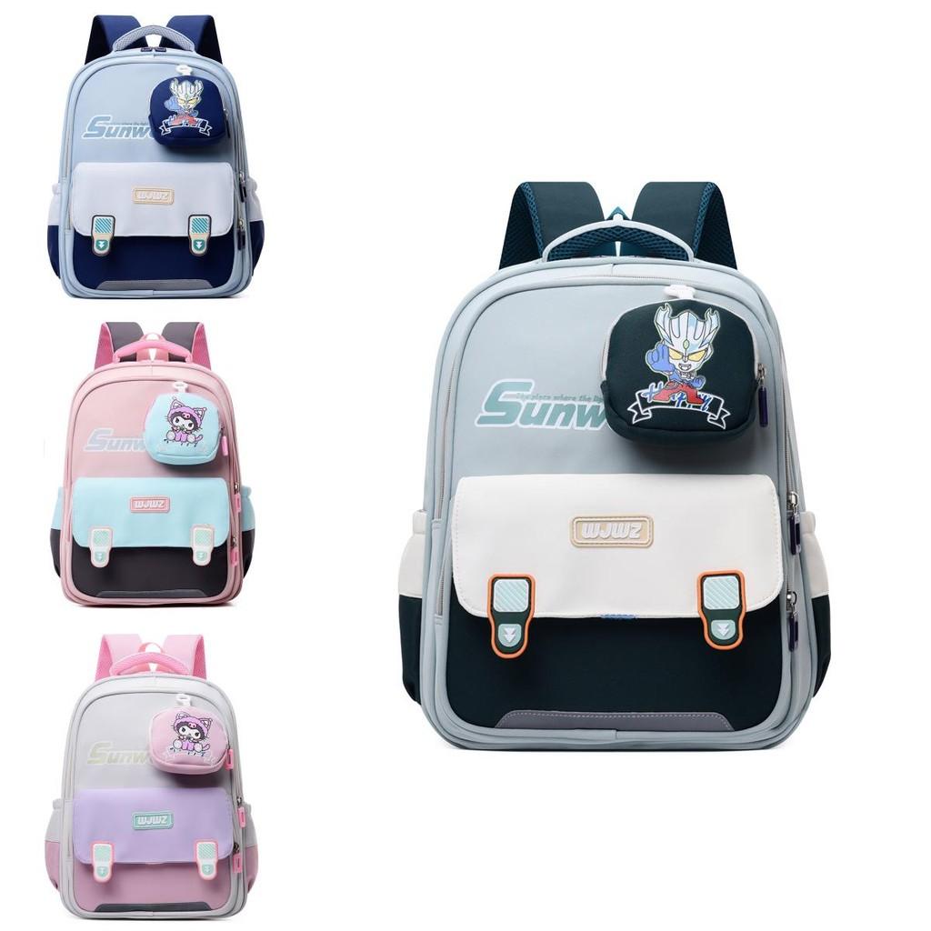 Очаровательный детский рюкзак большой вместимости, прочный, с мультяшным рисунком, школьная сумка для мальчиков и девочек