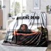 Custom Name Daryl and Rick Theme Printed Blanket - Perfect for Couch, Bed, Travel & Outdoor Use | Machine Washable, Cozy & Durable.