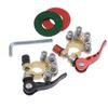1 Pair Car Battery Terminal Connectors Positive Negative Car Battery Terminals Clamp Connector Quick Release Disconnect