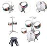 Kids Jazz Drum Toy Kit with Cymbal and Drumsticks with Stool Education Musical Toys for Children’S Day Simple Assembly Versatile