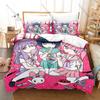 Cool Personality Menhera Chan New Bedding Set Cute Anime Girl 3D Print Duvet Cover Set Soft Microfiber Bed Set For Bedroom Decor