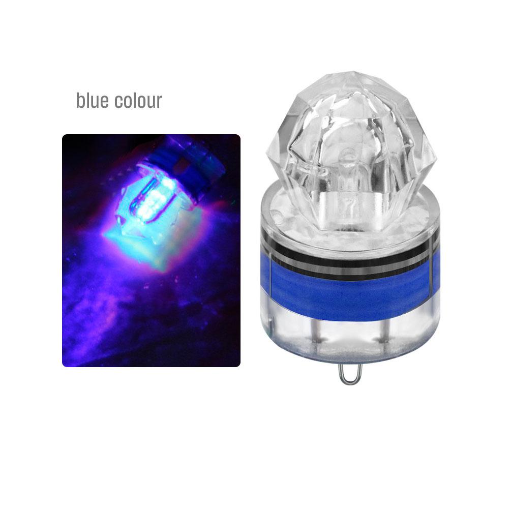 LED Fishing Lures Kit Deep Drop Fishing Lights LED Fishing Spoons Underwater Flasher Diamond Lights