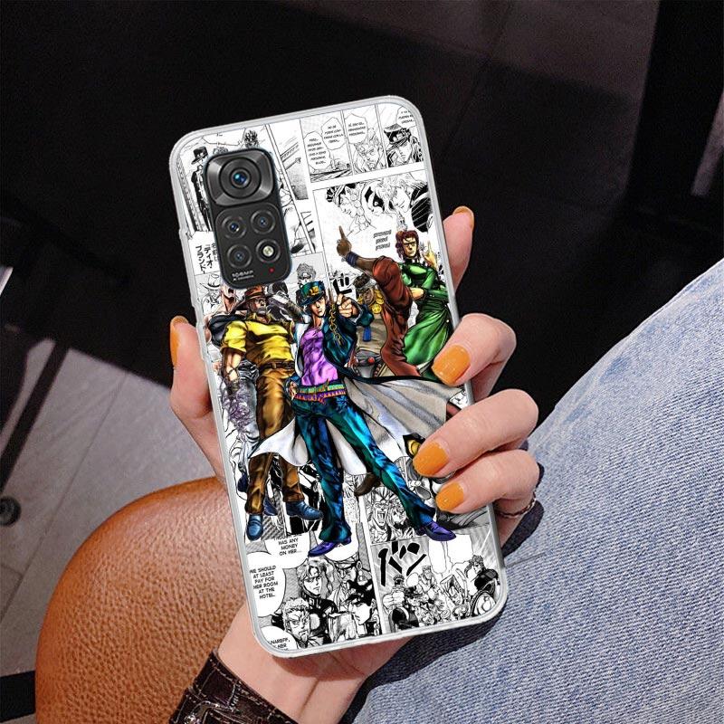 Чехол для телефона JoJo's Bizarre Adventure Stardust Crusaders для Xiaomi Redmi Note 15 14 13 12S 12 11 Pro Plus 14S 11S 11E 10 10S 11T
