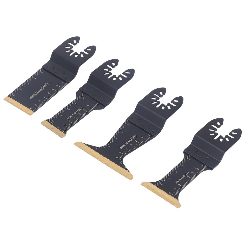 6 шт. Колеблющиеся пильные полотна Универсальный набор аксессуаров для инструментов с быстросъемным креплением для дерева, металла, пластика