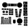 Подходит для VW Touareg 2004 2005 2006 2007 2008 2009 Автомобильный передний радиокнопка Декаль Наклейка с Набором для Ремонта Навигации