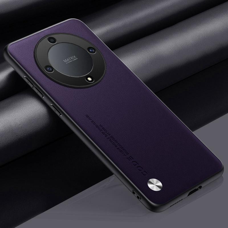 Роскошный чехол из искусственной кожи для Honor X9A X9B Magic 5 6 Lite 5G, задняя крышка, силиконовый защитный чехол для телефона Honor Magic 5 6 Pro