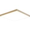 Iris Ohyama Japanese-style LED Ceiling Light, Natural Wood, Square, Dimmable, Color Adjustable, Fits Rooms Up To 12 Tatami Mats, Metal Circuit