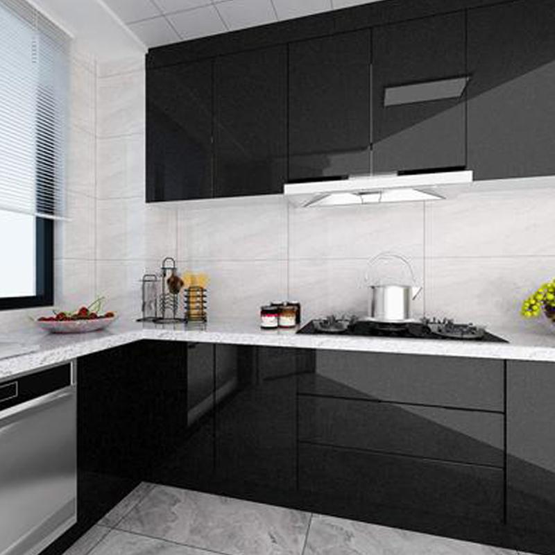 Новые жемчужно-глянцевые самоклеящиеся водонепроницаемые обои из ПВХ, наклейки для кухонного шкафа, ремонт мебели