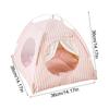 Маленькая палатка-кровать для собаки, палатка для кемпинга для питомца, полузакрытая, удобная подушка для отдыха животного с сеткой, съемная, моющаяся, для кролика