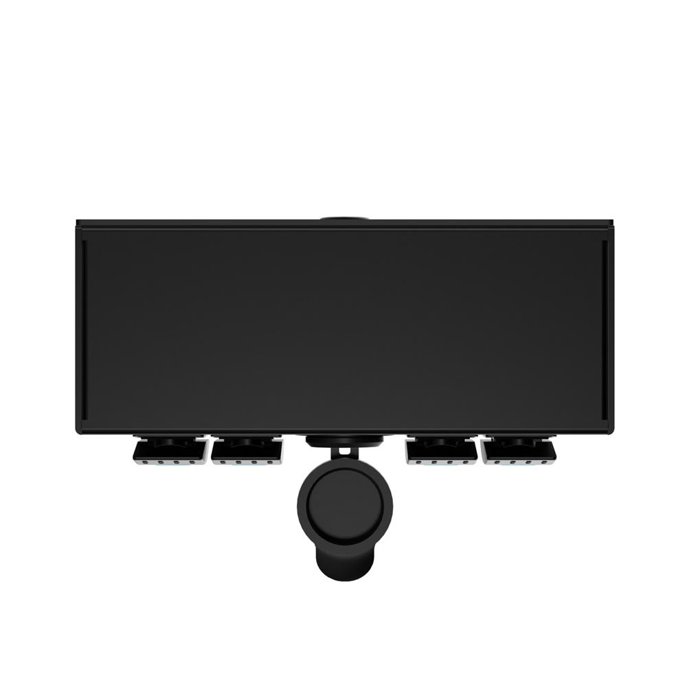 Aluminum Alloy 4 Gang Rocker Switch Box ON Off Switch QC3.0+PD 18W USB Charger