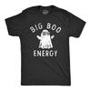 Мужская футболка с надписью Big Boo Energy, смешная, жуткая, для Хэллоуина, простыня с призраком, футболка для парней