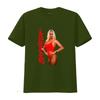 Baywatch Pamela Anderson Unisexs T Shirt 2X TV Beach Babe Lifeguard CJ Parker 2015 Red Print Design vintage Soft