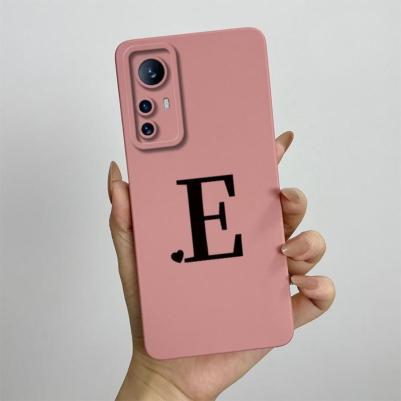 Чехол для Xiaomi Mi 12 5G Mi 12X с рисунком 'Сердце и Буквы', Мягкий Силиконовый Чехол для Телефона для Xiaomi Mi 12 Pro Mi12 Lite 12Lite, Бампер