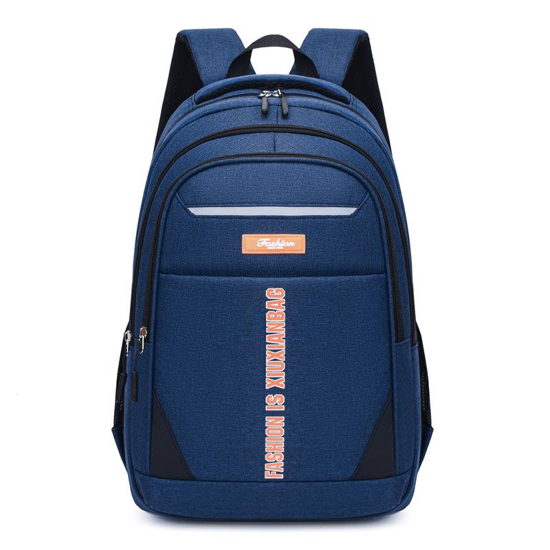 Large capacity leisure travel backpack multi-layer storage college student schoolbag simple computer business backpack