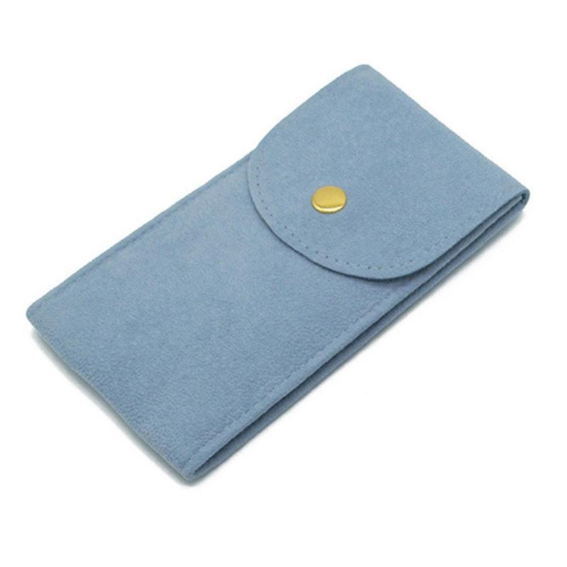 Velvet Snap Watch Bag Flannel Bag Packaging Bag Ring Bracelet Gift Bag Travel Storage Case for Men Women Watch Lovers