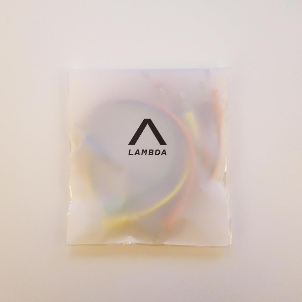 Modular synth patch cable set [LAMBDA] (red, yellow, orange, blue, green, purple) (45cm)