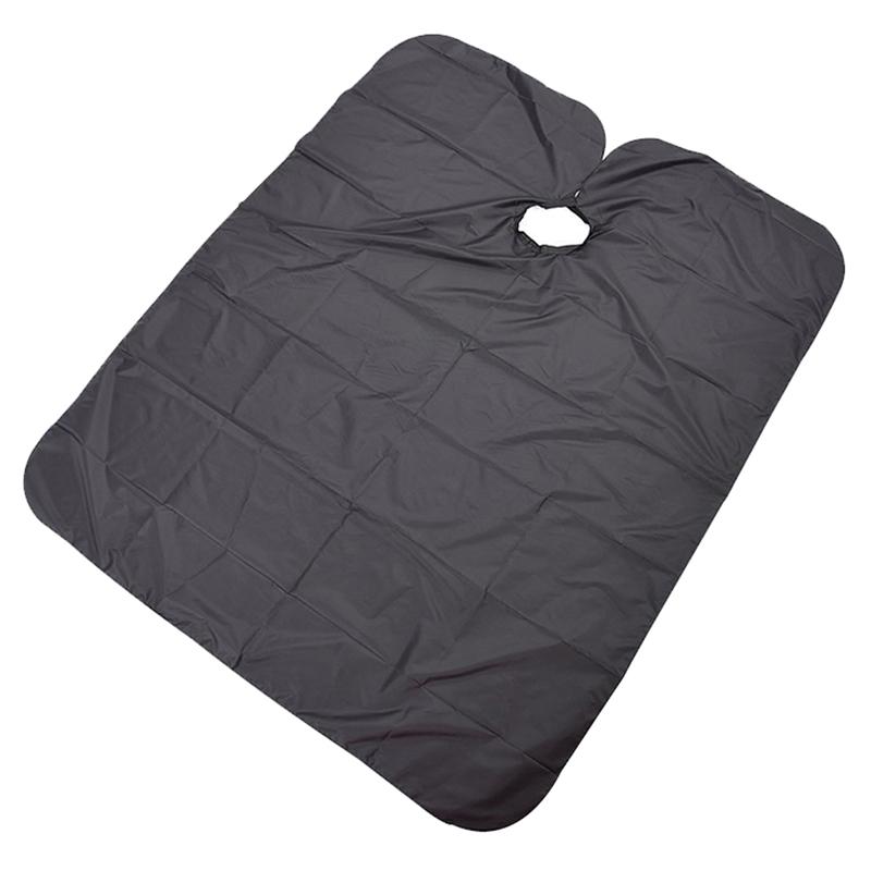 1 шт., унисекс, для взрослых и детей, парикмахерская накидка, накидка для стрижки, парикмахерский халат, черный