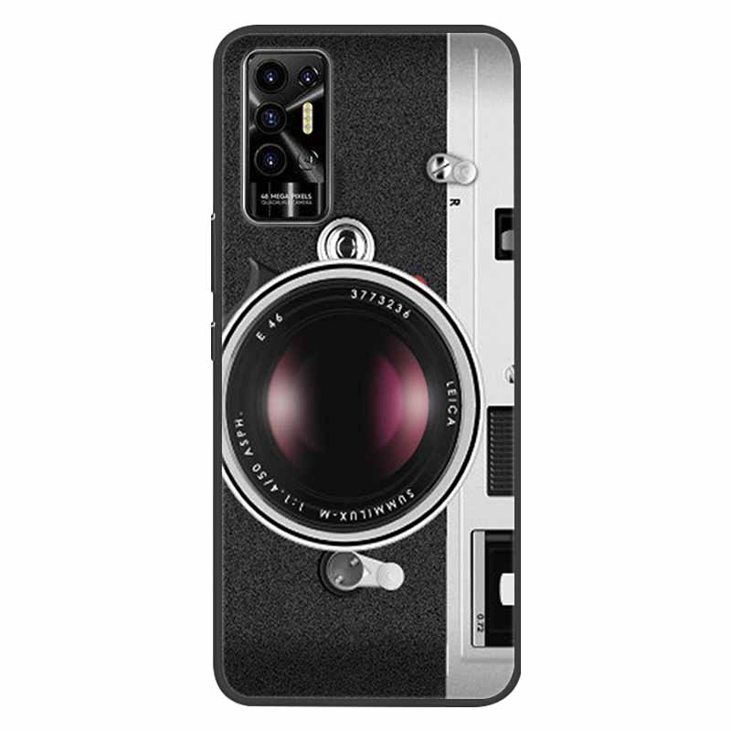 Чехол для Tecno Pova 2 Pova2 Ударопрочный Мягкий силикон ТПУ Задняя крышка Для Tecno Pova 2 Чехлы для телефона Pova2 2021 Чехол Милый мультфильм