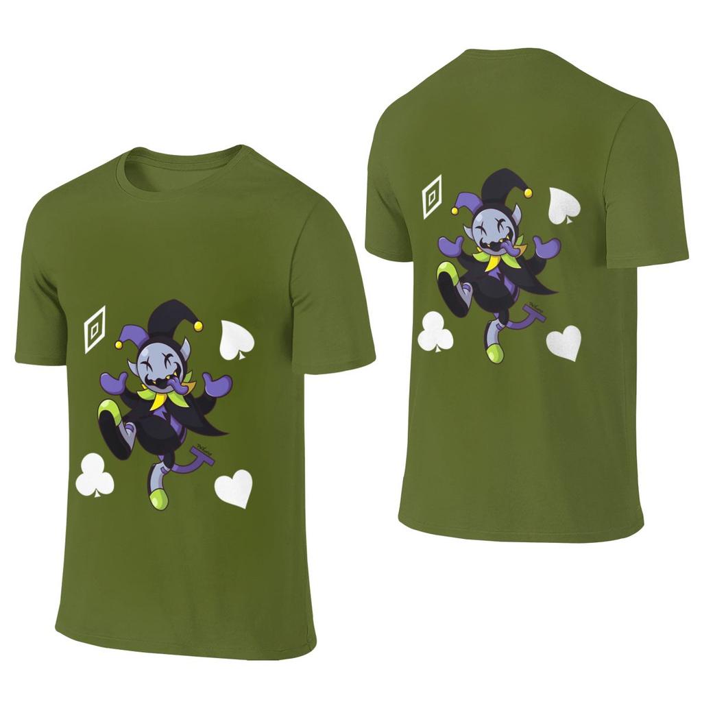 Jevil The Chaotic Jester Loose But Not Bulky Reversible Tshirt Niche Trendy Brands Light Color Schemes Unisexs Tshirts