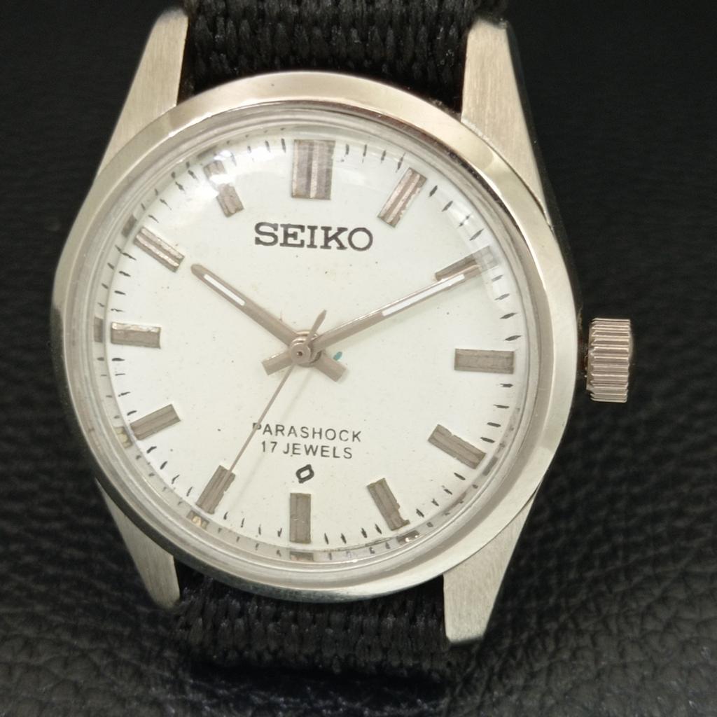 Seiko ВИНТАЖНЫЕ ЯПОНСКИЕ МЕХАНИЧЕСКИЕ ЧАСЫ С РУЧНЫМ ЗАВОДОМ 66B BOY БЕЛЫЙ ЦИФЕРБЛАТ a706404-1